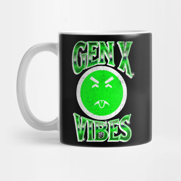 Generation X Vibes funny 80's and 90's Gen X Mr Yuk Gift idea by anarchyunion